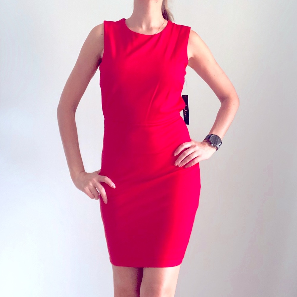Lulus Red Open back mini dress, size Small. New with Tags.